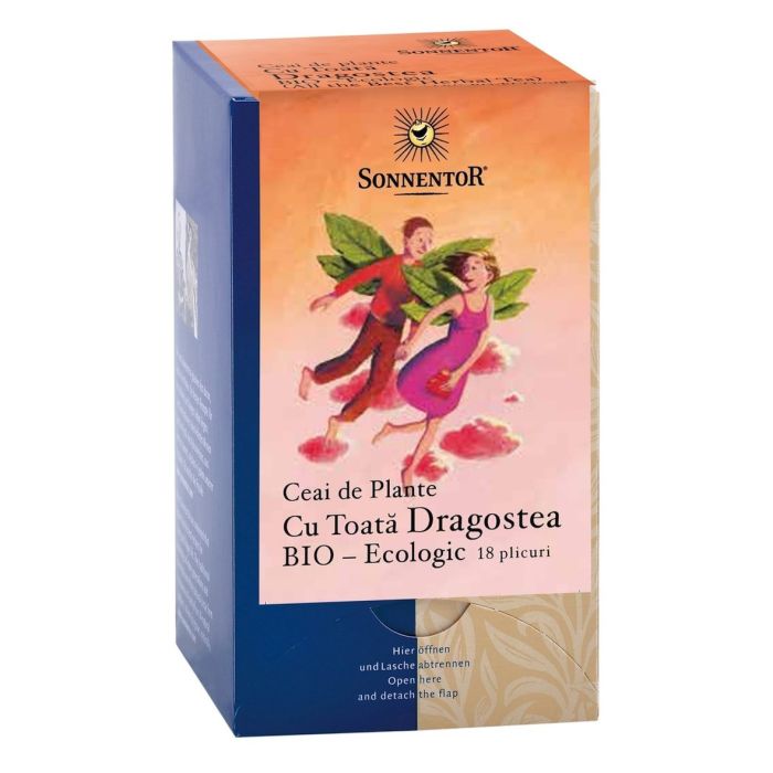 Ceai plante Eco-biologic Sonnentor Cu Toata Dragostea 18 plic