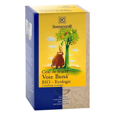 Ceai verde fructe Bio-ecologic Sonnentor Voie Buna 18 plic