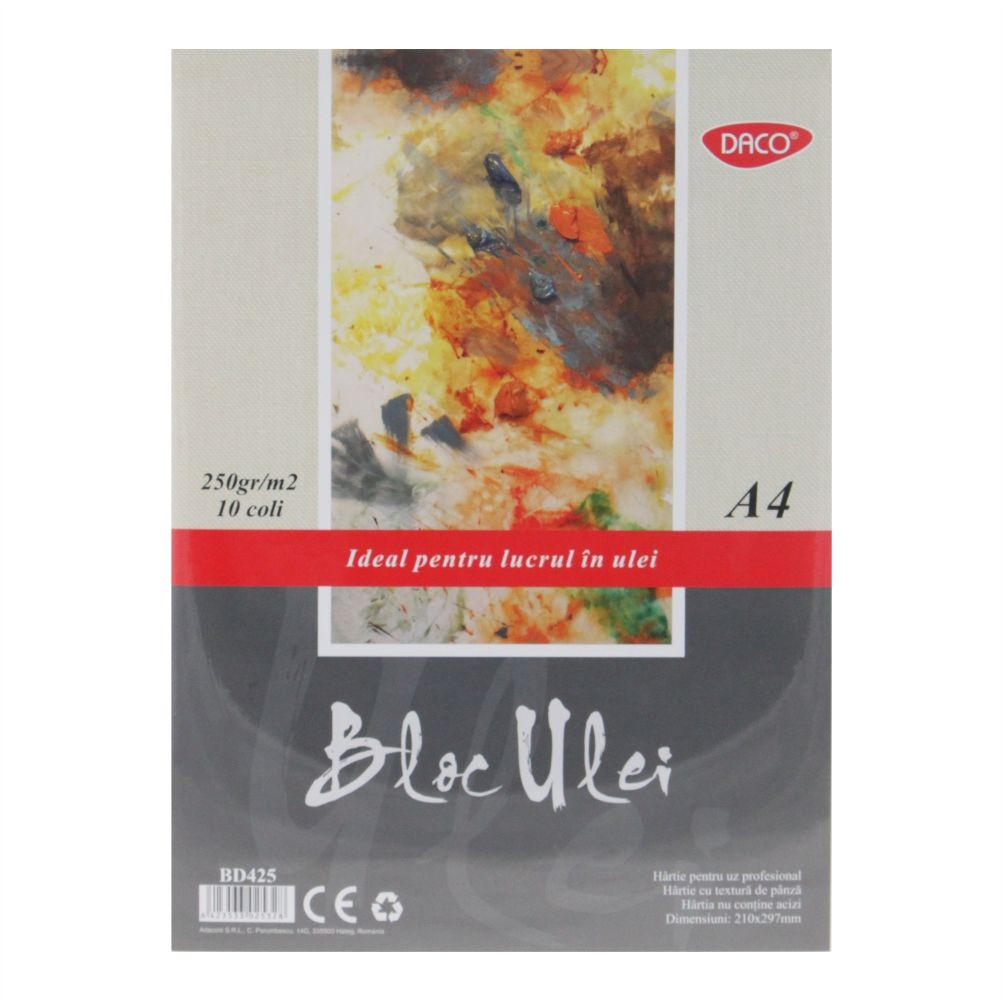 Bloc A4 Ulei 250Gr 10 File Daco Bd425