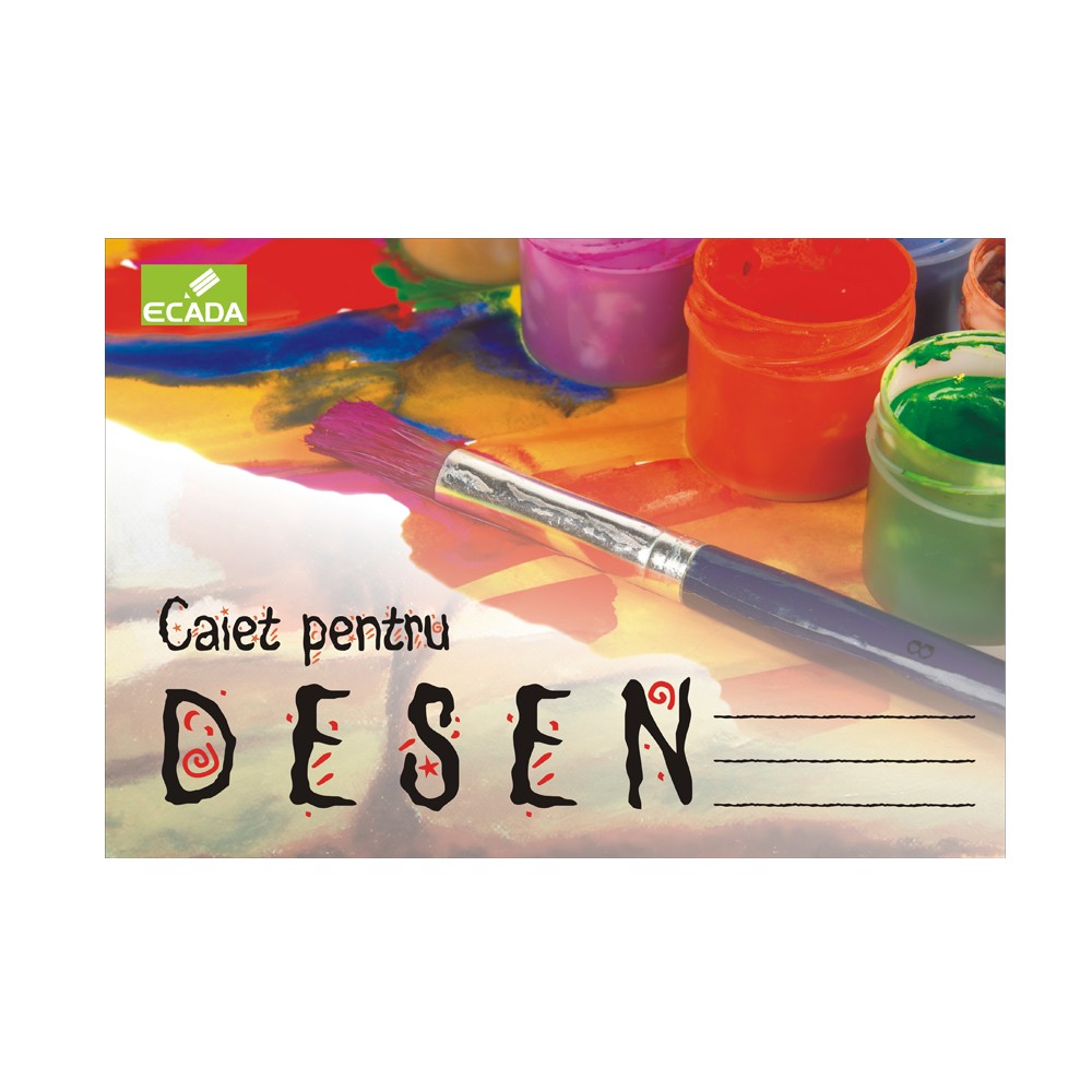 Caiet Desen A4 16 File Ecada 29302