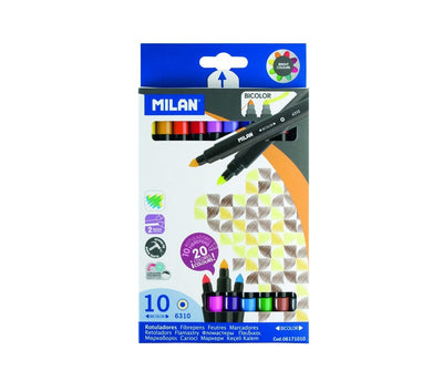 Carioca 10 Culori Bicolor Milan 06171010