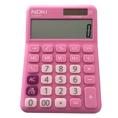 Calculator Birou 12Dig Hcs001 Roz Noki