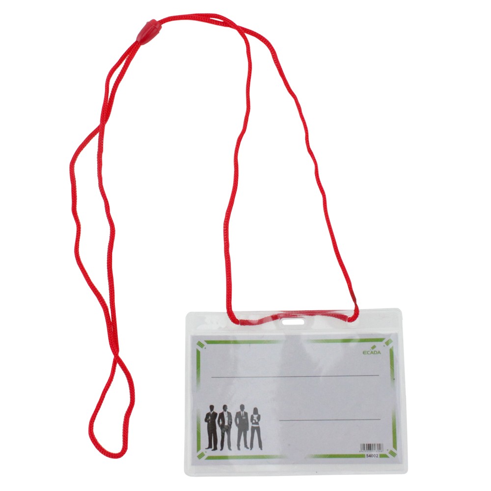 Ecuson Orizontal Cu Snur Ecada Rosu 54002R