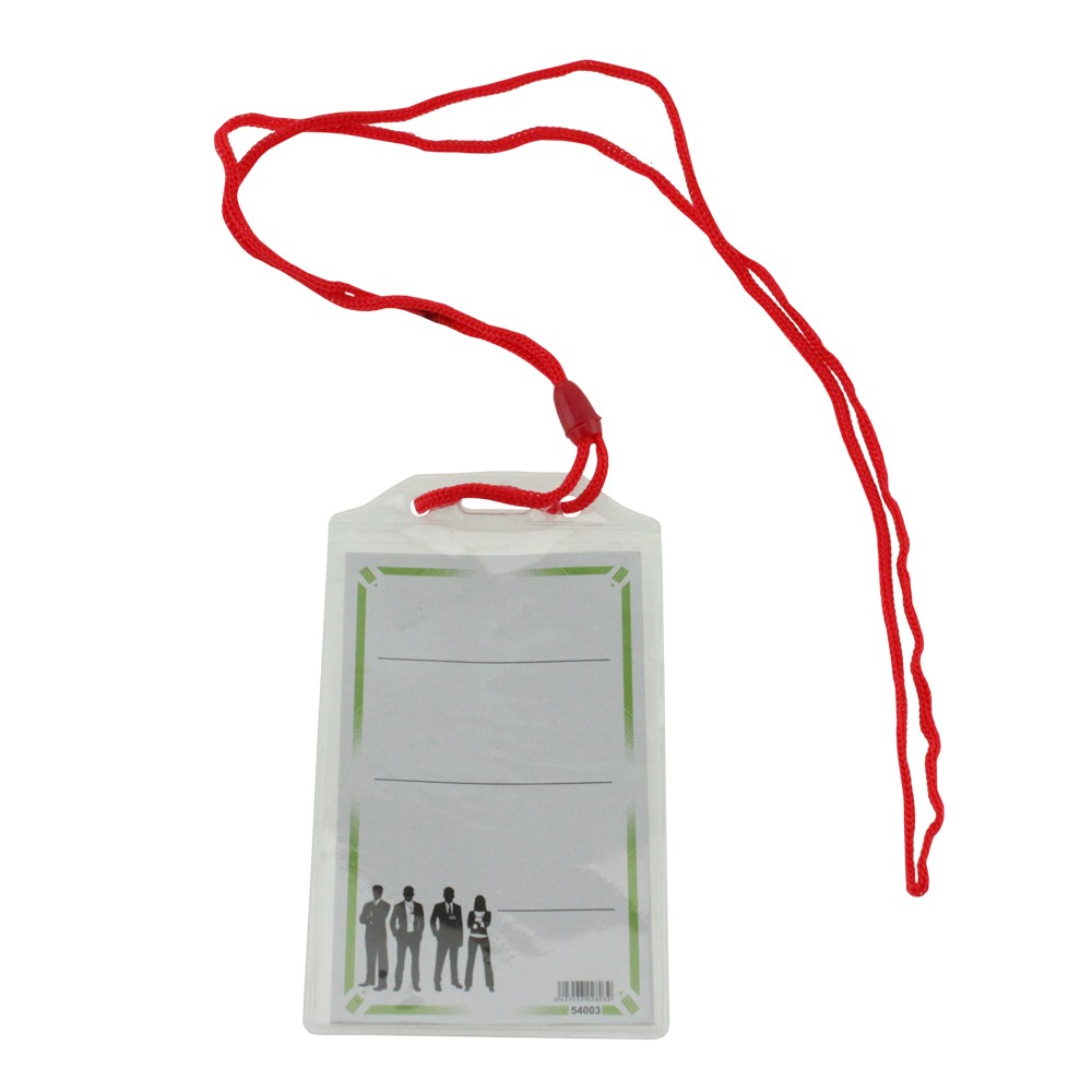 Ecuson Vertical Cu Snur Ecada Rosu 54003R