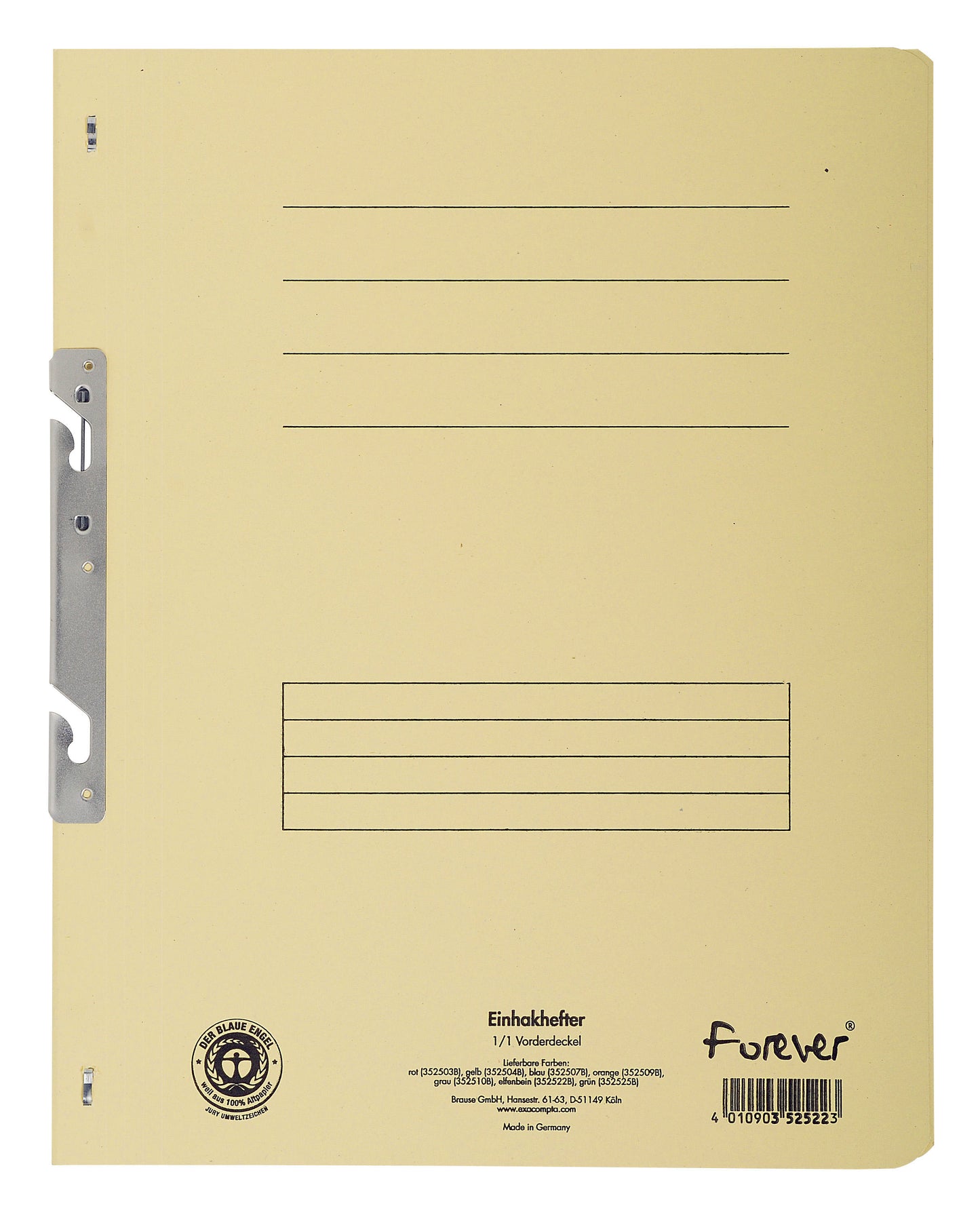 Dosar Carton Incopciat 1/1 Natur Exacompta