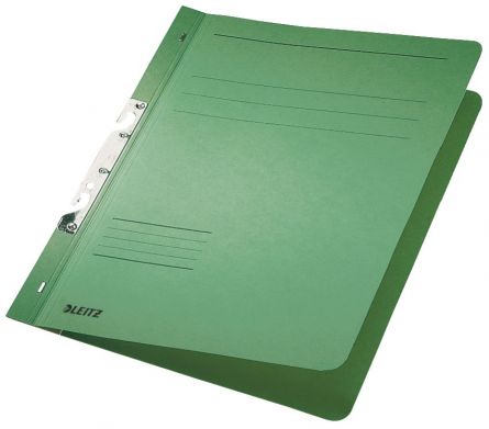 Dosar carton incopciat 1/1 verde Leitz