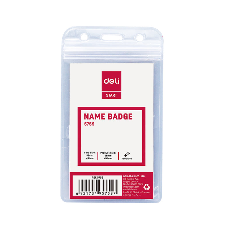 Ecuson Vertical 56*91Mm 10 Buc/Set Deli