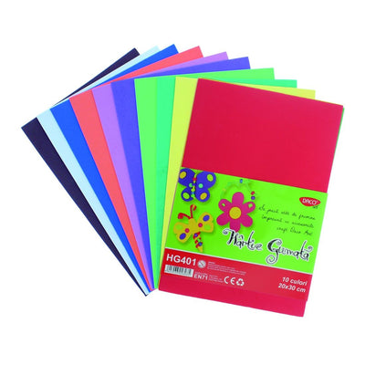 Hartie Gumata Hg401 20X30Cm 10Coli 10Cul Daco