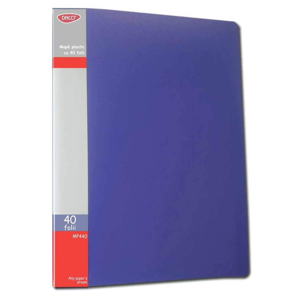 Mapa Plastic 40 Folii Daco Mp440A