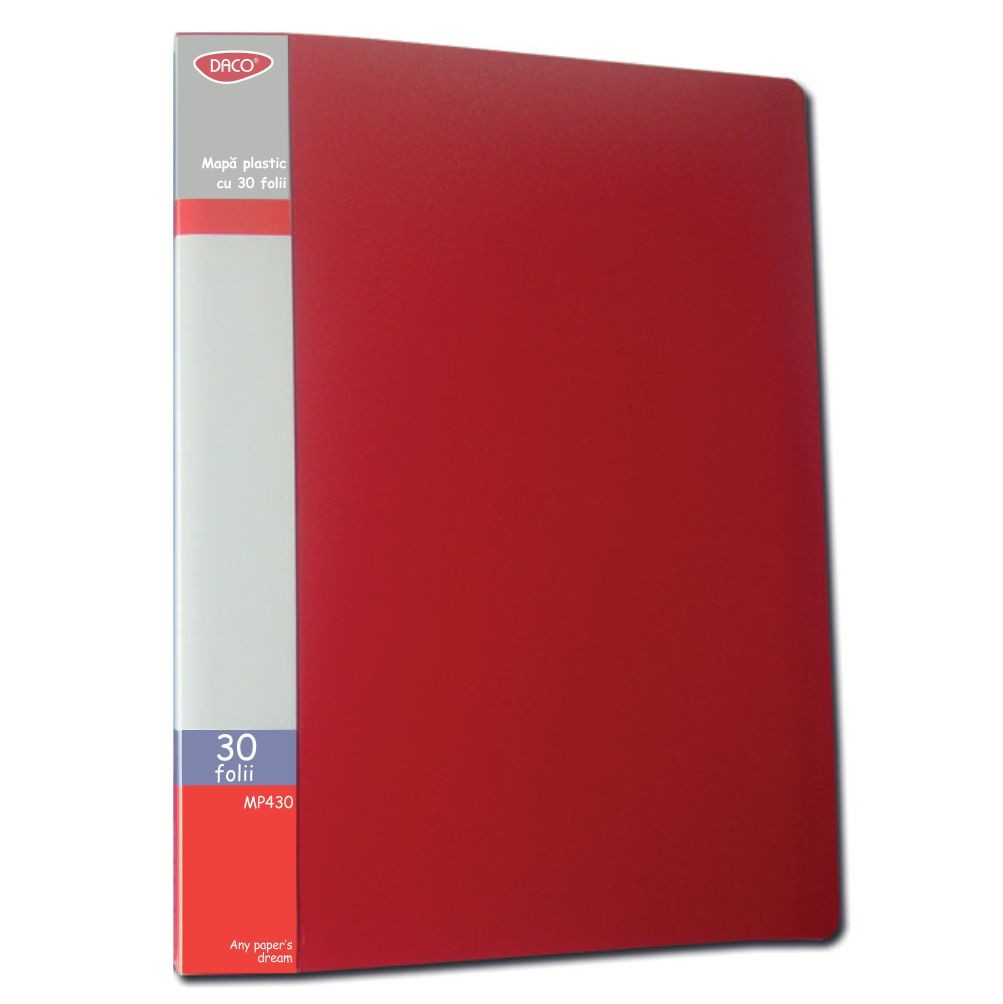 Mapa Plastic 30 Folii Daco Mp430R