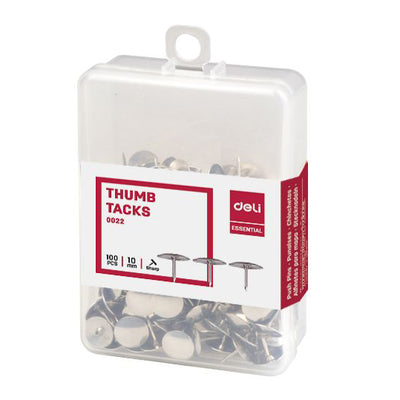 Pioneze Inox 100 Buc Cutie Plastic Deli