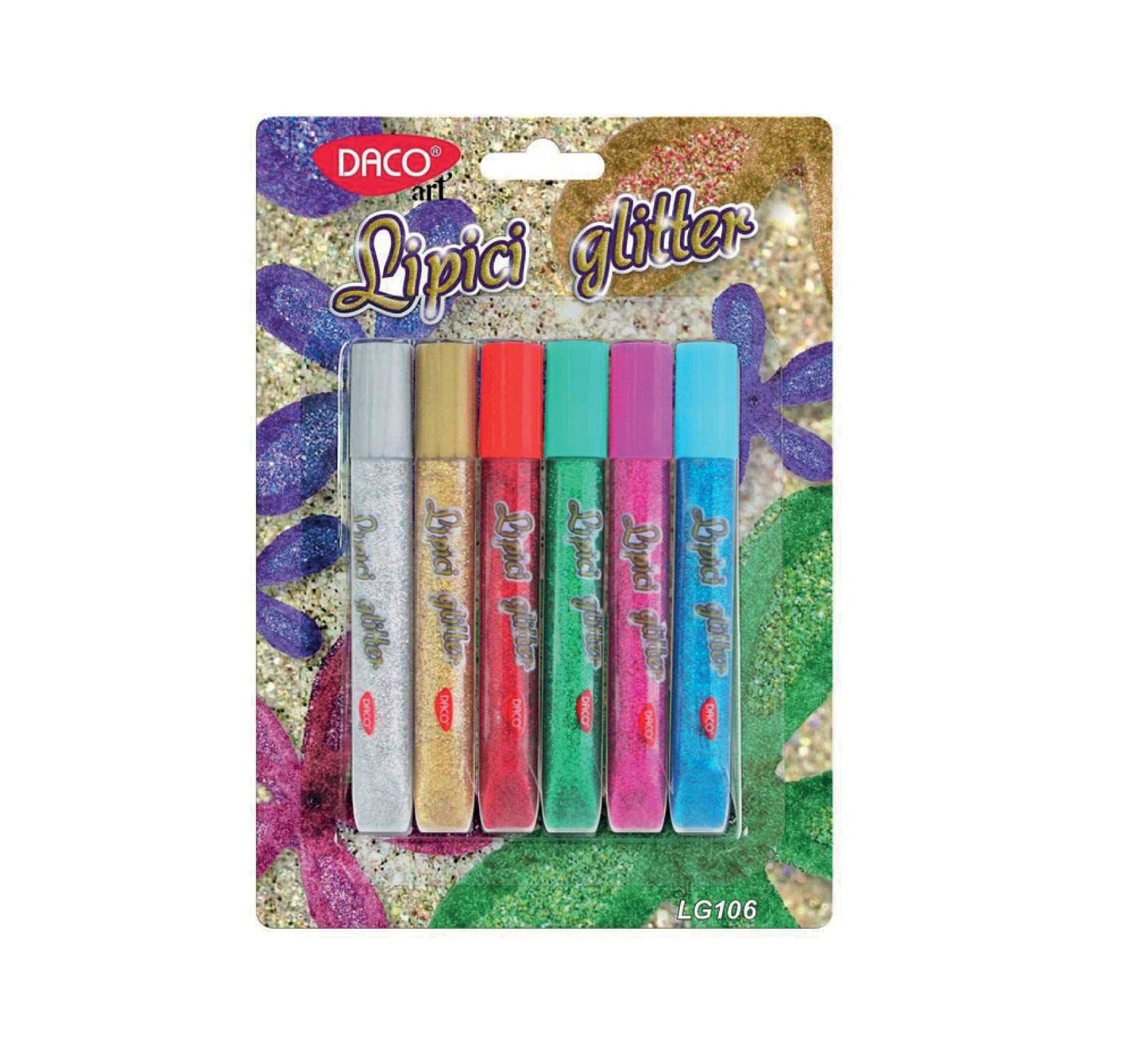 Lipici Glitter Set 6 Daco