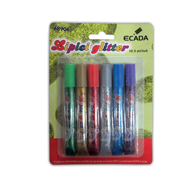 Lipici Glitter Set 6 Ecada 68906