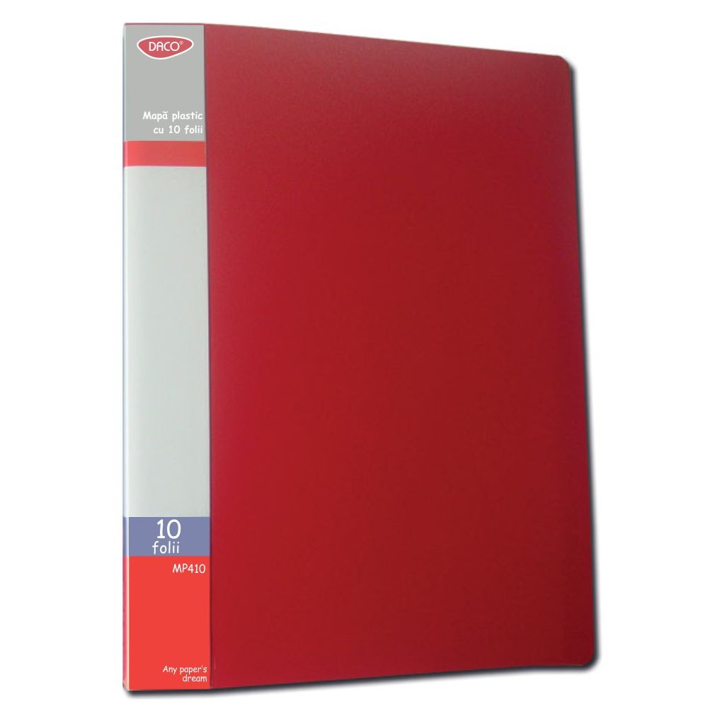 Mapa Plastic 10 Folii Daco Mp410R