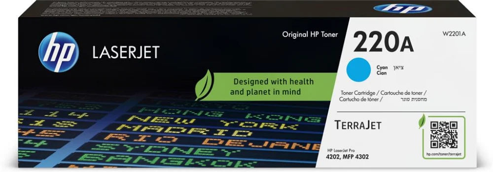 Toner HP 220A (W2201A), Cyan (Albastru), original, 1.8k pagini