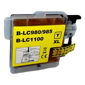 Cartus Cerneala Compatibil Brother Lc 980, Lc 985, Lc 1100, Lc980, Lc985, Lc1100, Lc980,Lc1100, Yellow