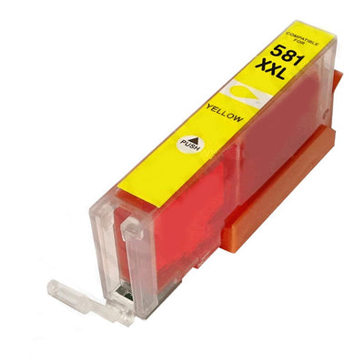 Cartus Compatibil Cli581Xl , Cli581, Cli581Xxl , Capacitate Mare, Yellow , 13 Ml