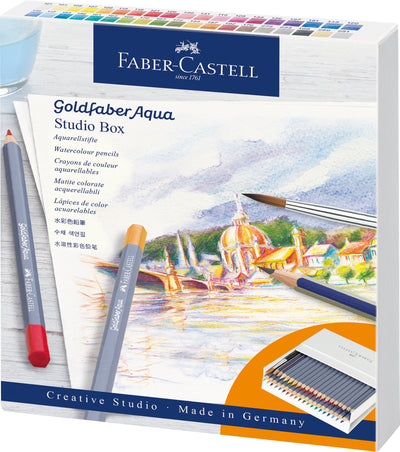 Creioane Colorate Aquarelle 38+2 Culori Goldfaber Studio Faber