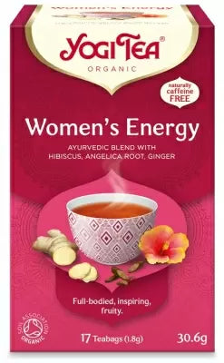 Ceai bio Energie pentru Femei, 17 pliculete 30.6g, Yogi Tea