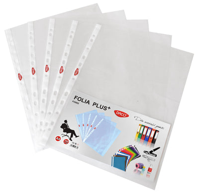 Folie A4 Daco Plus Set 100 Fo002