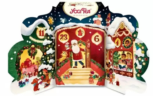 Calendar Advent, selectie de ceaiuri bio, 24 pliculete, Yogi Tea