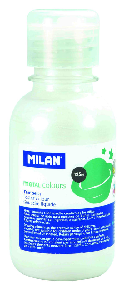 Tempera 125Ml/Culoare Metalizata Alb 033410