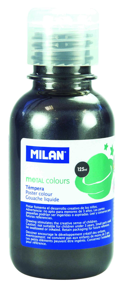 Tempera 125Ml/Culoare Metalizata Gri 033480