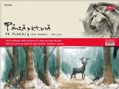 Panza Pictura Pe Carton 30X40Cm Daco Pd3040