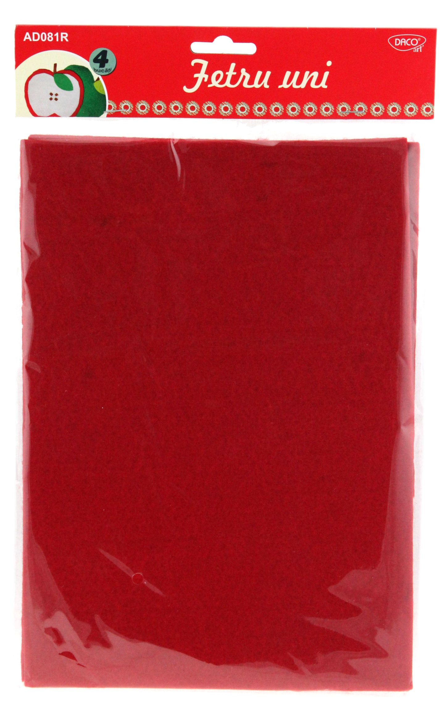 Accesorii Craft - Ad081R Fetru Uni Set 4 Rosu