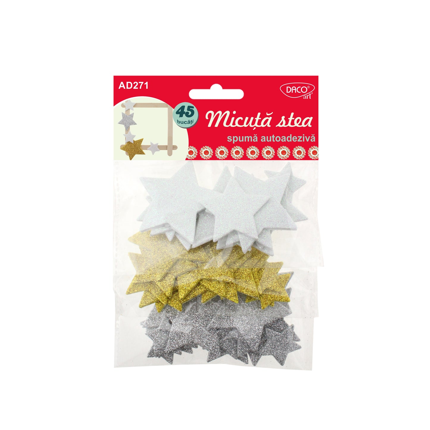 Accesorii Craft - Ad271 Micuta Stea Spuma Aa Daco