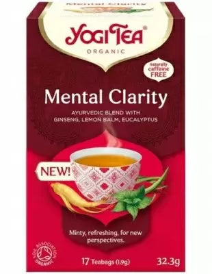 Ceai bio Mental Clarity, 17 pliculete 32,3g, Yogi Tea