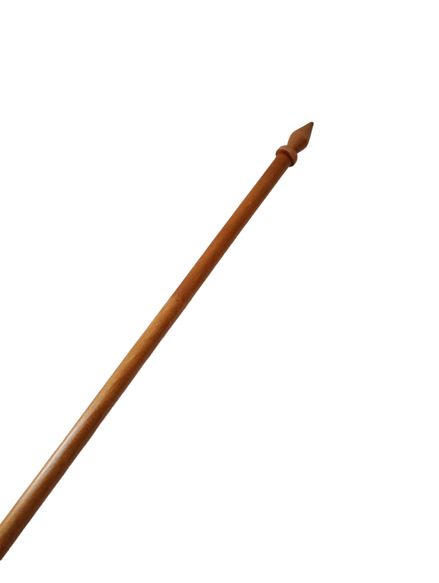 Lance drapel lemn lacuit cu varf, 2m