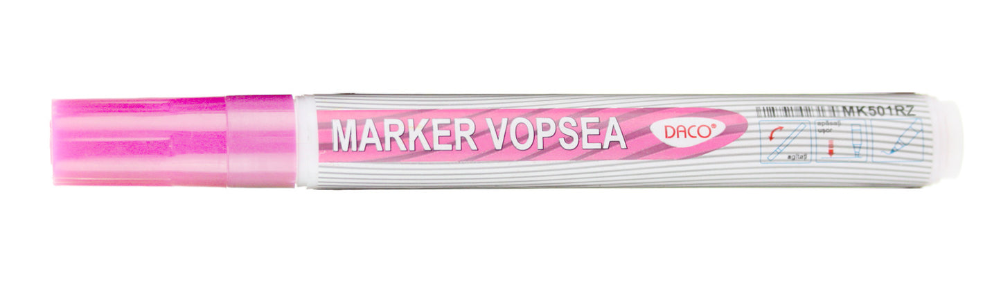 Marker Vopsea Daco Roz Mk501Rz