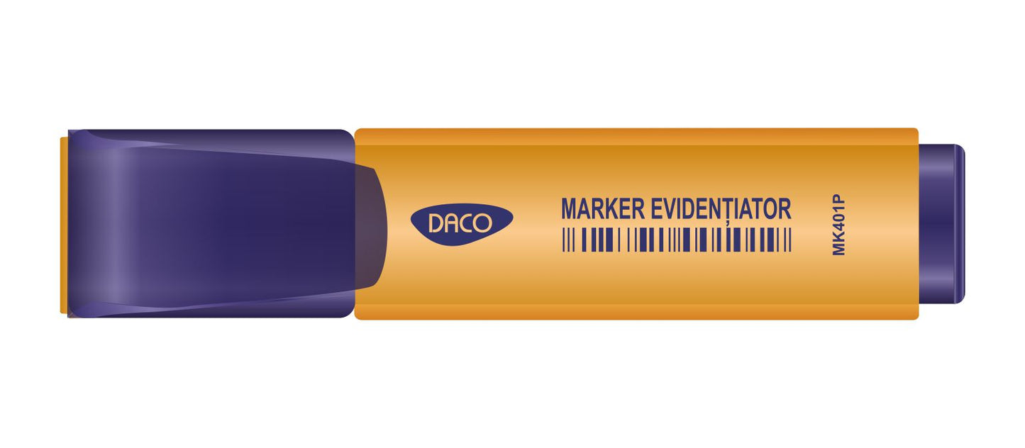 Marker Evidentiator Daco Portocaliu Mk401P