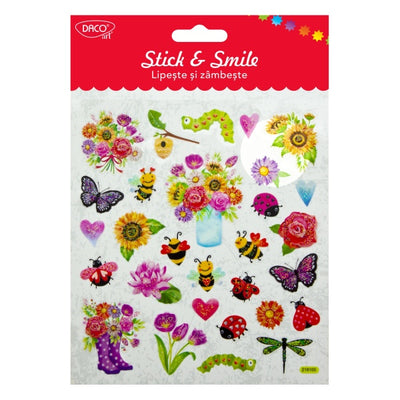 Abtibild - Ab066 Gradina Cu Flori Lipeste Si Zambeste Daco