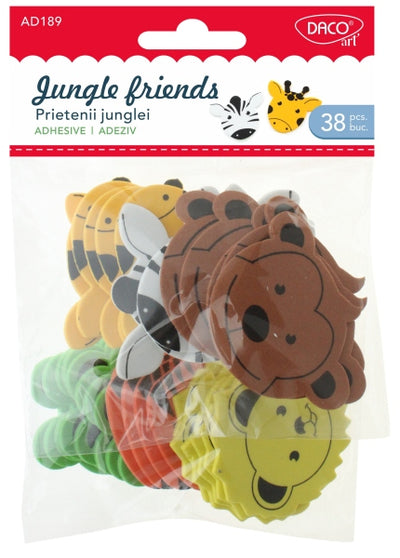 Accesorii Craft - Ad189 Prietenii Junglei Spuma Aa Daco