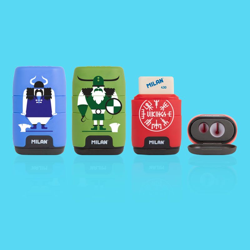 Ascutitoare Cu Radiera Viking Milan 4703116Vk