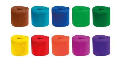 Hartie Creponata Asortata Hc102 5Cmx10M Daco