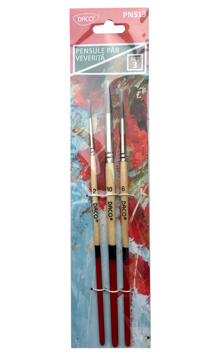 Pensule Set 3 Par Veverita Daco Pn513