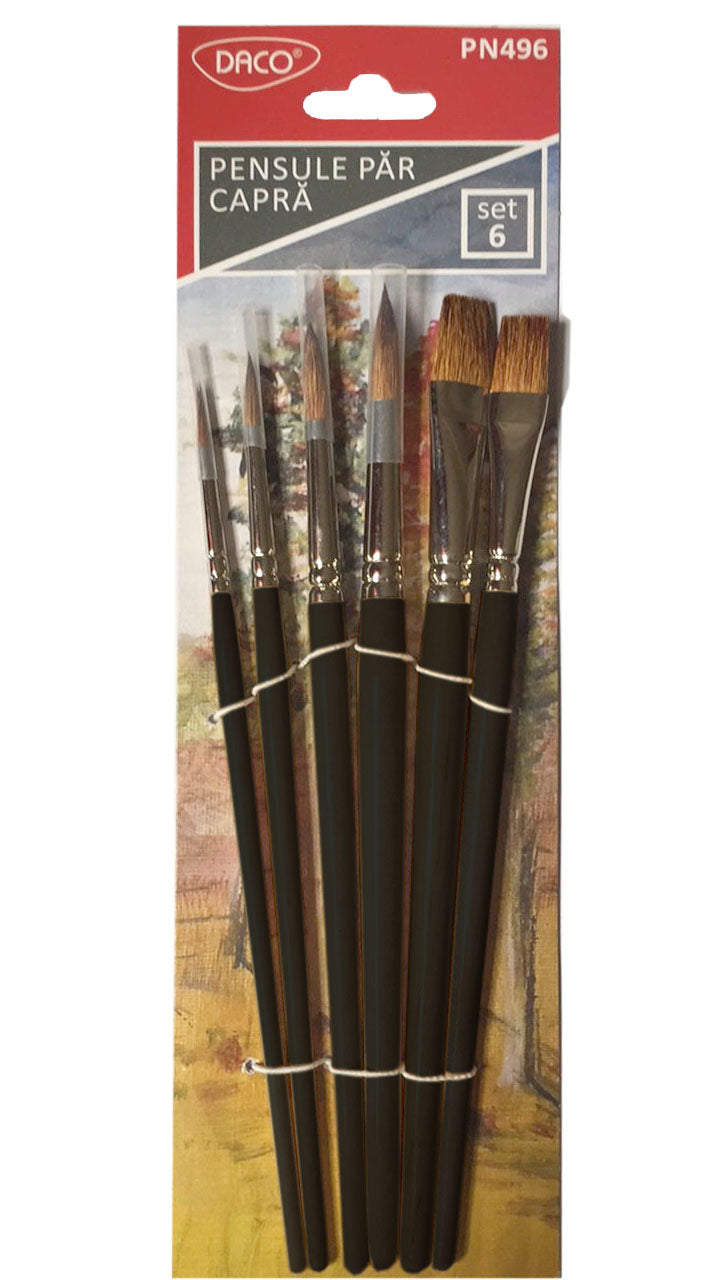 Pensule Set 6 Par Capra Daco Pn496