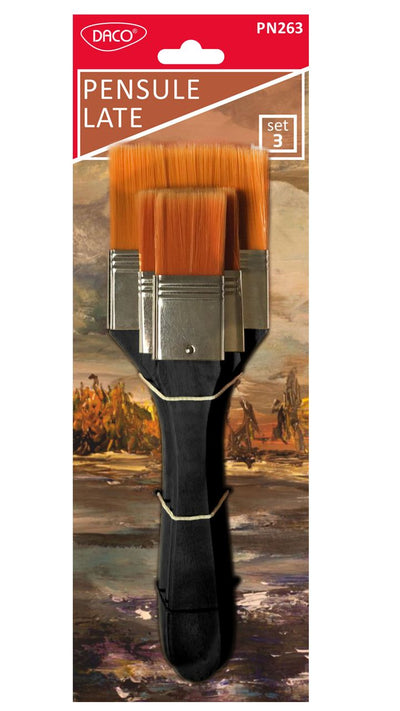Pensule Set 3 Par Sintetic Late Daco Pn263