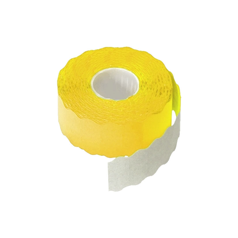 Etichete Rola Pret Ondulate Galbene Ecada 800 Buc 55002G