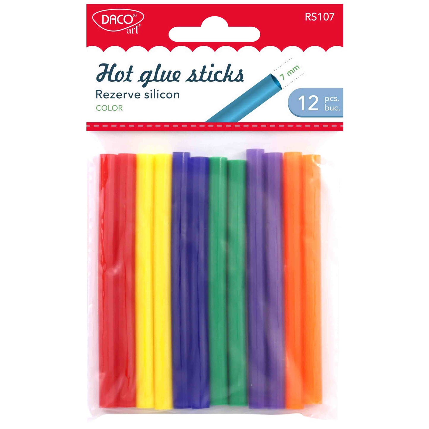 Rezerva Silicon 7Mm Set 12 Color Rs107 Daco