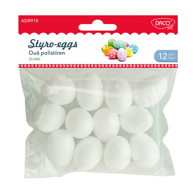 Accesorii Craft - Ad910 Oua Polistiren 3.5 Cm Daco