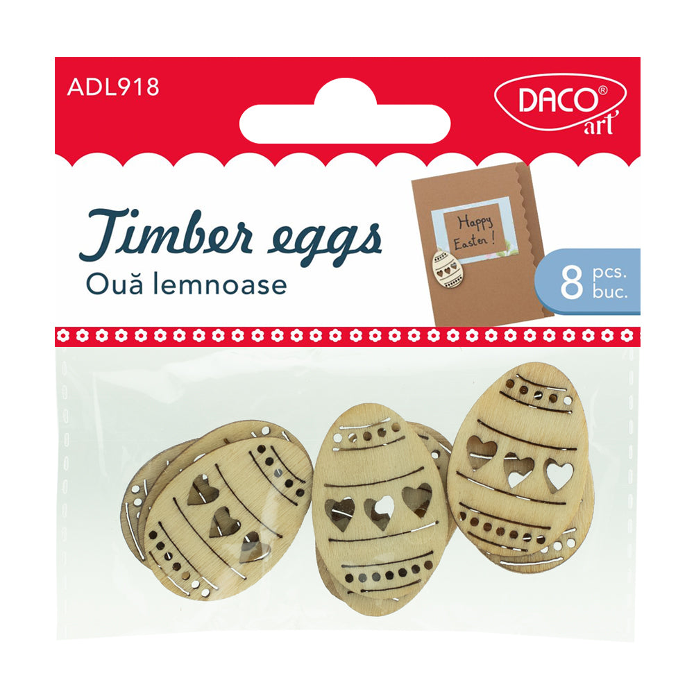 Accesorii Craft - Ad918 Oua Lemnoase Daco