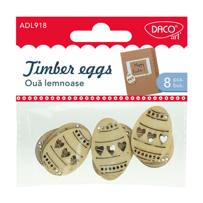 Accesorii Craft - Ad918 Oua Lemnoase Daco