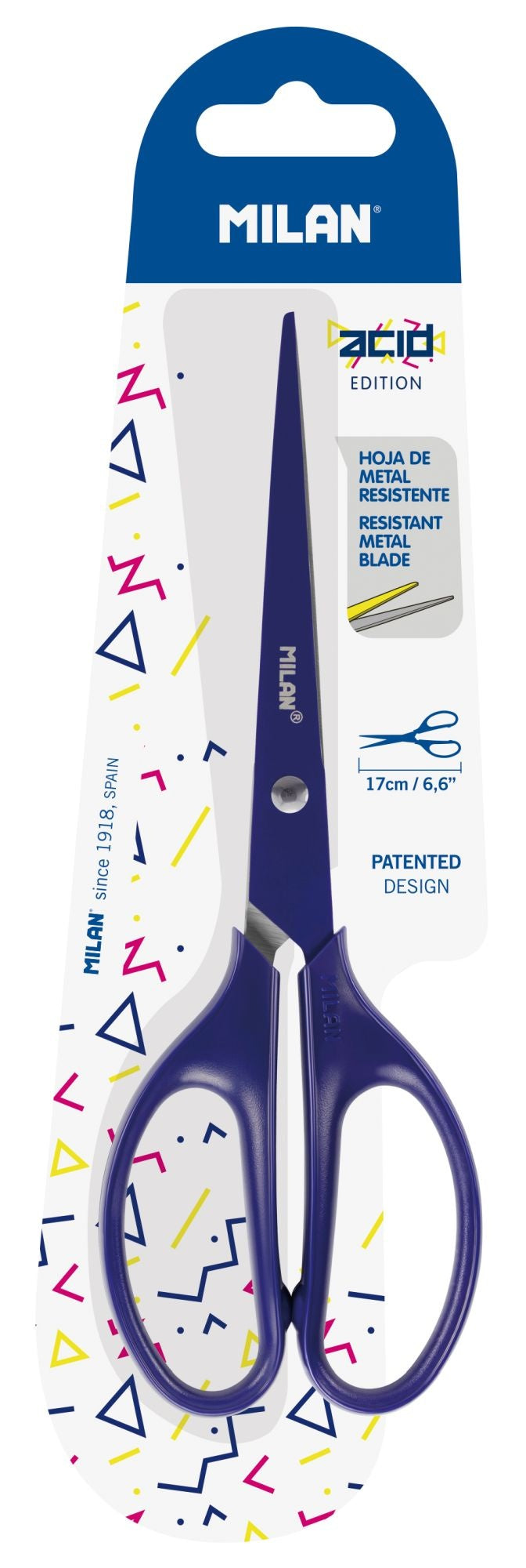 Foarfeca Milan 17Cm Acid Albastra Bwm10425B