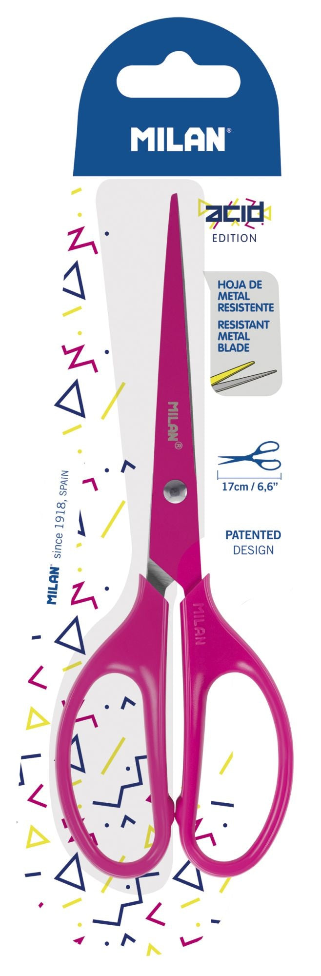 Foarfeca Milan 17Cm Acid Roz Bwm10425P