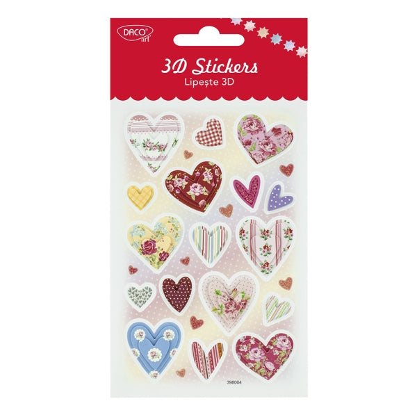 Abtibild - Ab111 Inimi Lipeste 3D Daco