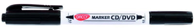Marker Cd/Dvd Doua Capete Daco Negru Mk301
